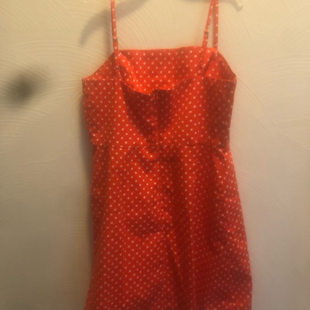 red short skirt